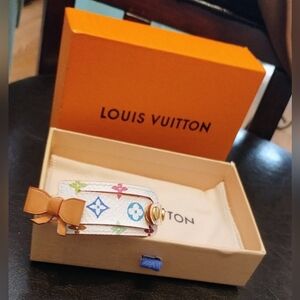 Louis Vuitton Murikami Bracelet With Bow... Dustbag And Box